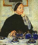 Mary Cassatt Lady at the Tea Table oil painting picture wholesale